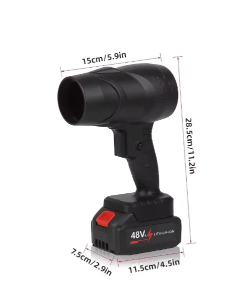 Cordless Jet Duster Blower 35000PA — Powerful Airflow, Whisper-Quiet Performance